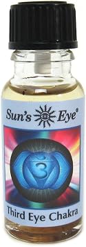 Suns Eye Third Eye Chakra Oil, 1/2 oz Bottle, Concentrated Aroma Oil