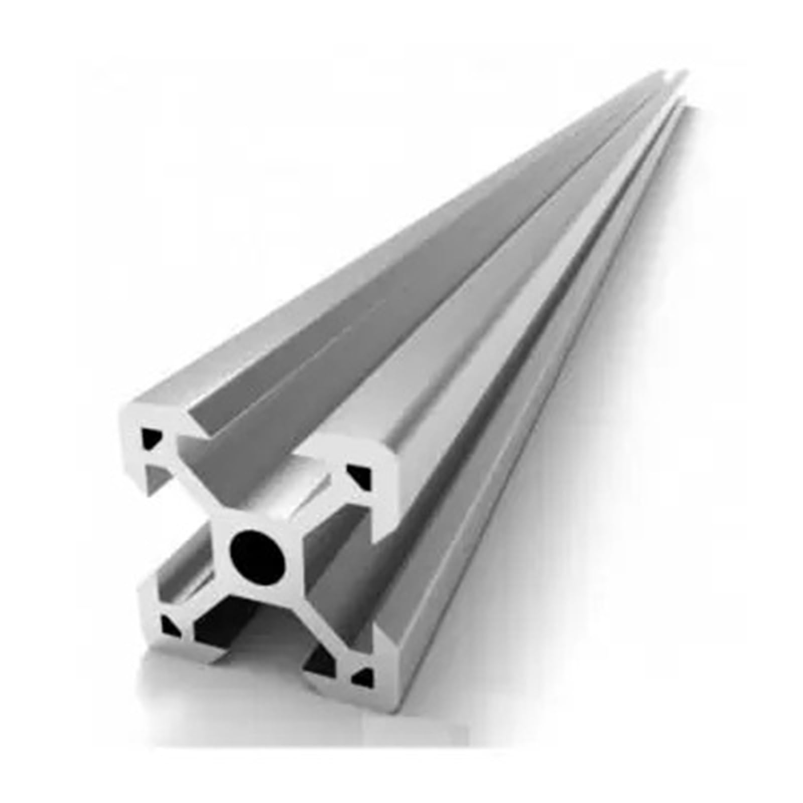 2020 V-Slot 2020V European Standard Silver Aluminum Profile Extrusion Linear Rail for CNC 3D Printer DIY 1/4PCS(450mm,1Pc 2020 V-Slot)