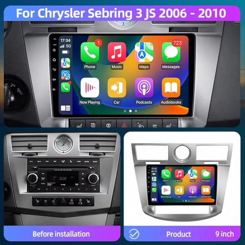Radio coche Bluetooth para Fiat Viaggio Ottimo 2014-2017 con USB y Eq 2