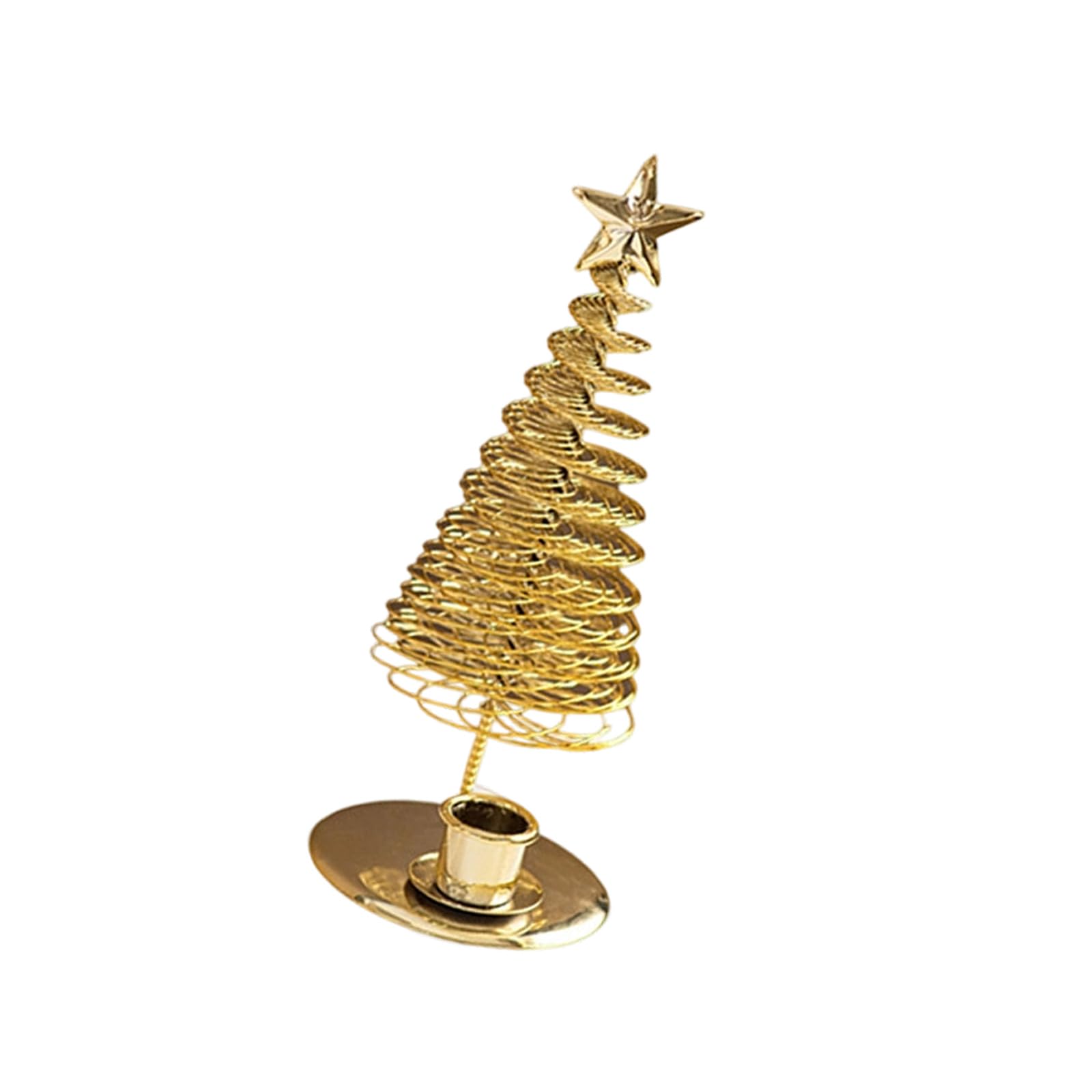 Mekalero Metal Taper Holder, Christmas Tree Holders Candlestick Holders for Table Centerpieces Christmas Home Decors Taper