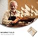 Gatuida Wooden Sailing Model Fixed Tool Rigging Nailing Workstation Boat Kit Ships Jig Wooden Mooring Tools Assist Tool