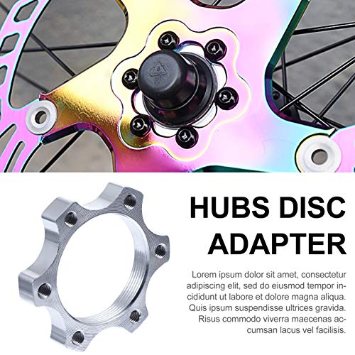 BESPORTBLE Rosca 6 Peças Da Bicicleta Roda Livre Cubos de Liga de Alumínio Freio A Disco Rotor 6 Par