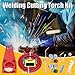 Oxy Acetylene Torch Kit,Propane Torch Kit,30V Portable Gas Cutting Welding Torch Set Welder Tools with 177'' Hose Regulator Gauges Welded Pipe