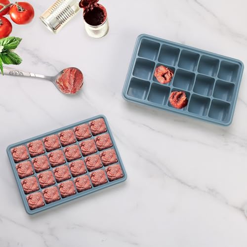 Moldes para congelador de silicona azul 2 pack miniatura 3