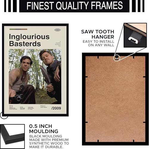 Image of BLINKART Witness For The Prosecution (1957) Movie Poster Frame 8x12 Inch | Premium 300 GSM Paper Wall Print | Vintage Film Artwork for Home, Bedroom, Living Room, Office | Framed Photo Decor