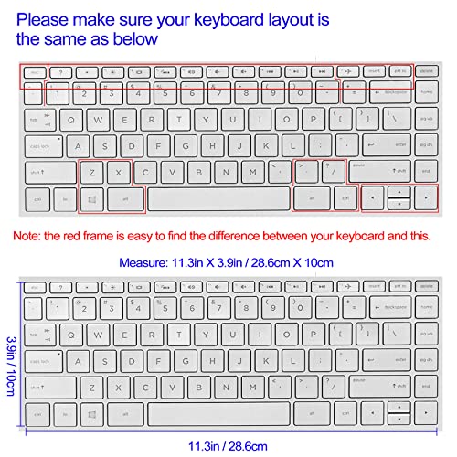 Protector de teclado para laptop HP 14 pulgadas Cute Bunny miniatura 2