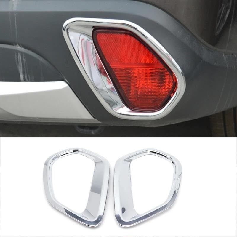 Luz Trasera Compatible con Mitsubishi para Outlander 2016 2017 2 uds luz trasera de coche antiniebla cubierta lámpara protección embellecedora