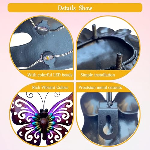 55% Off WAIU Solar LED Butterfly Lights for Outdoor Garden Decor