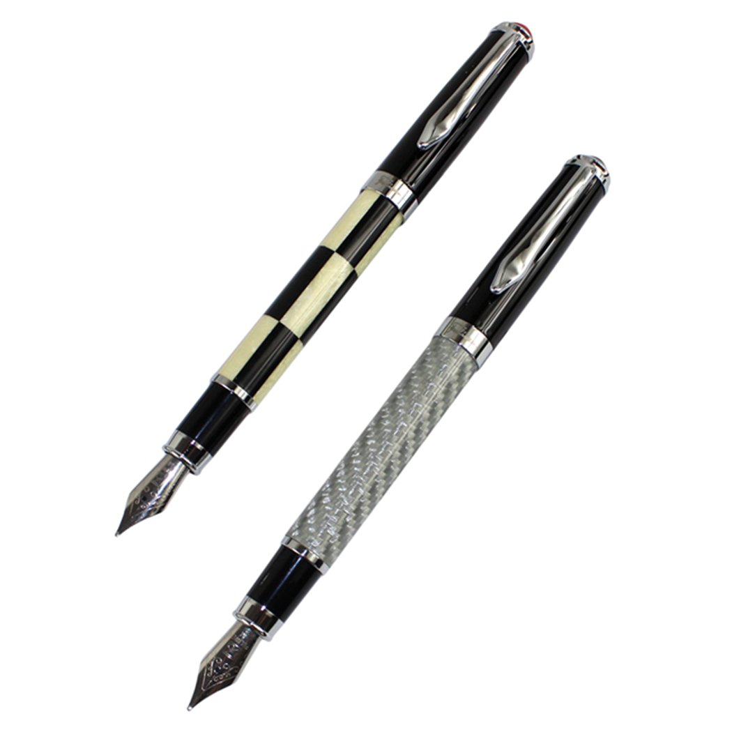 Amazon | 2つの異なる色/パターン万年筆2033交換可能な革ペンケース