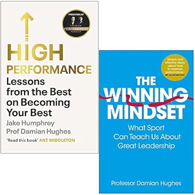 High Performance & The Winning Mindset By Damian Hughes, Jake Humphrey 2 Books Collection Set