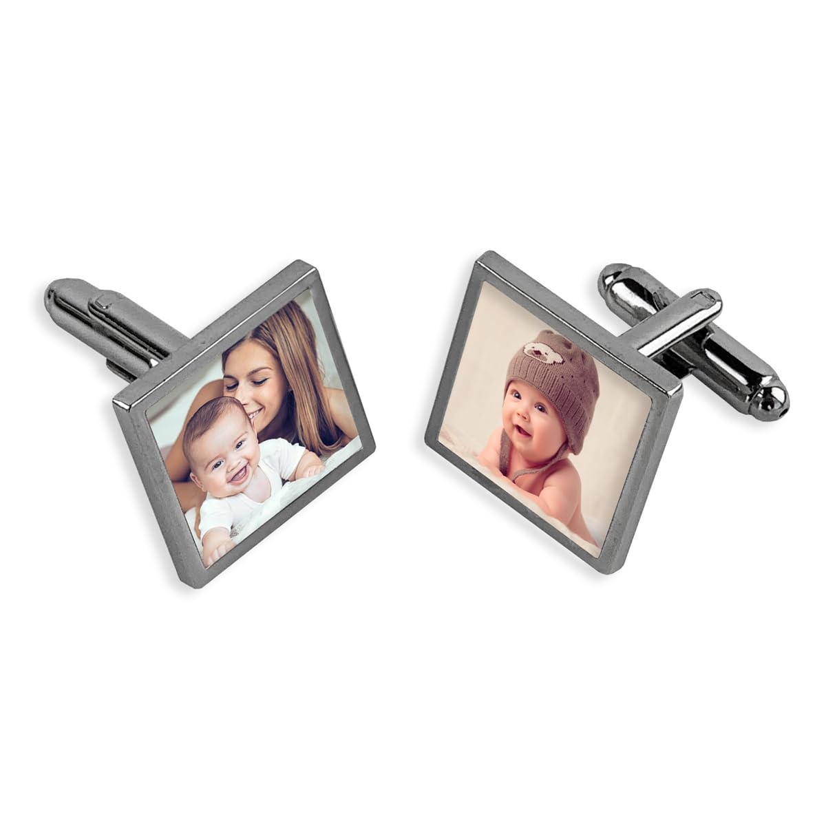 Regalisimos Pack 2 Gemelos Personalizados con Foto Texto Boda Trabajo Traje