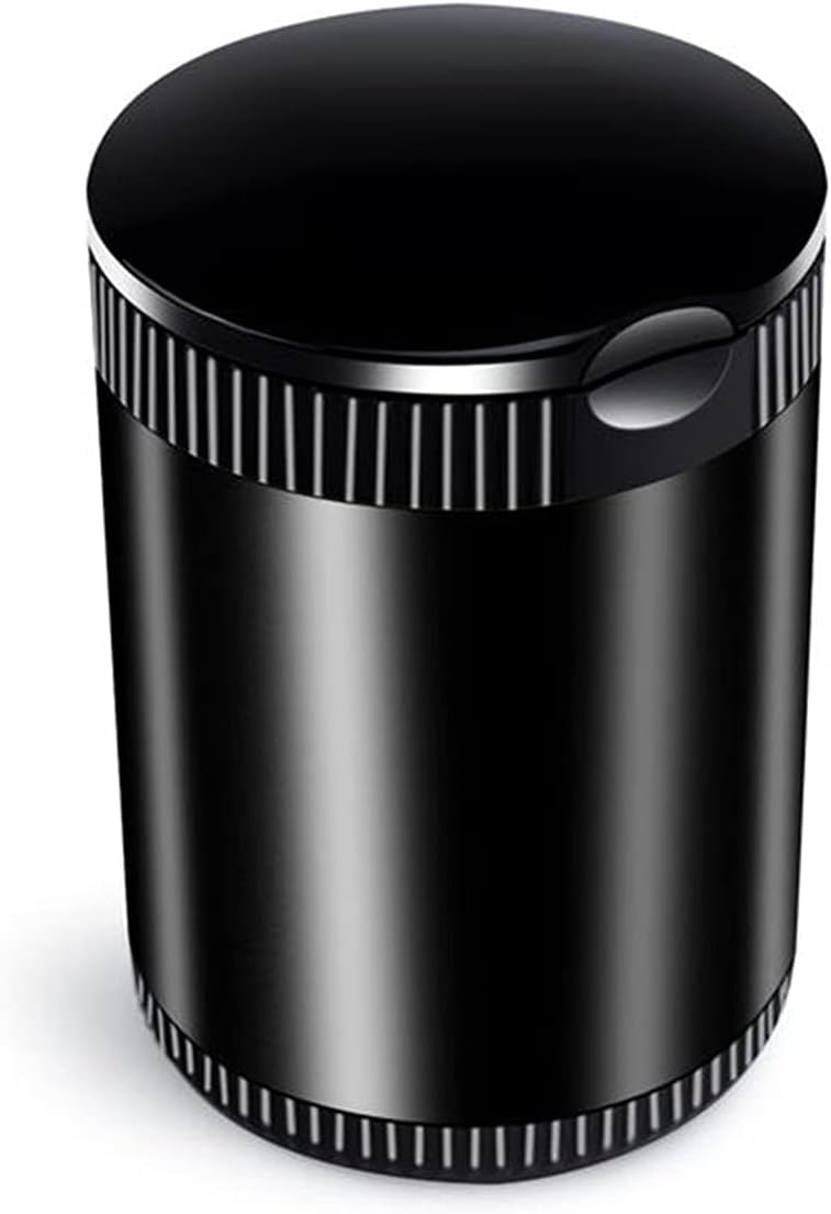 オリジナル 灰皿 普遍的な耐久車 導いたタバコホルダーの炎症自動灰皿クールな車の灰皿の容器の蓋付きの取り外し可能なタバコのカップ 自動車用