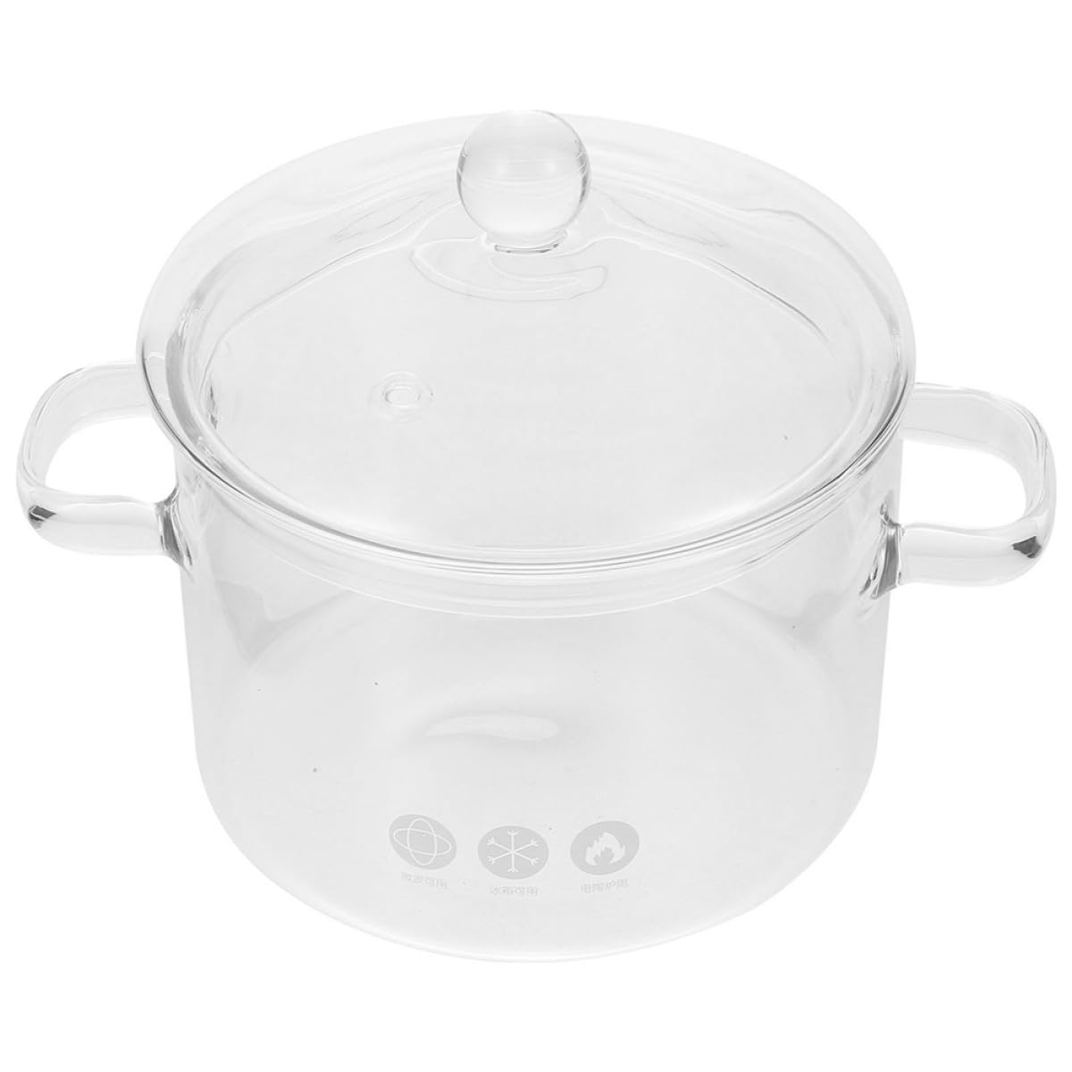 Casserole en verre 16 cm compatible induction pour éviter les débordements