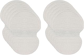 shamjina 10 peças almofadas de suor descartáveis nas axilas/suor invisível livre de suor confortável proteção nas axilas almofadas de prevenção de suor