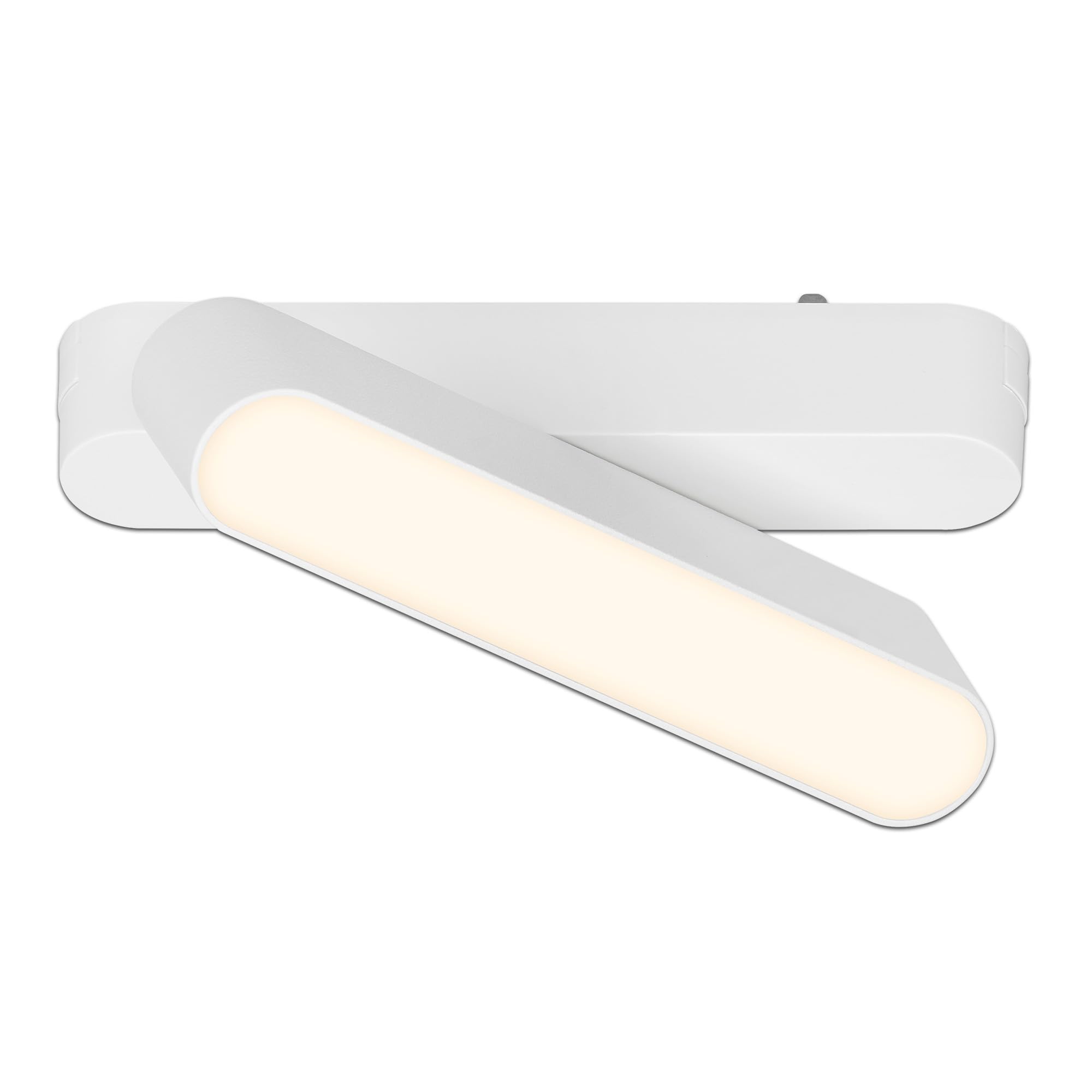 Briloner - Luxtrail LED Tracklight Track System, Warm White, Swivel, Accessories, LED Spotlight, Spotlight, Ceiling Spotlight, Lamps, Ceiling Light, Ceiling Light, 130 mm, White