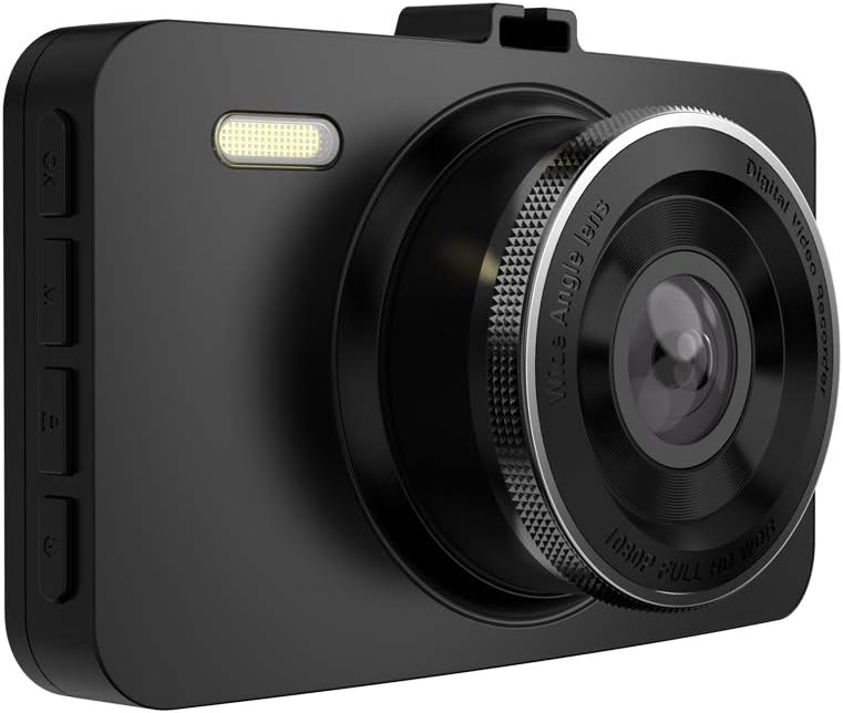 A20 Mini Dash Cam 1080P Full HD Dash Camera for Cars Recorder Super Night Vision, 140° Wide Angle, Motion Detection, Parking Monitoring, Loop Recording