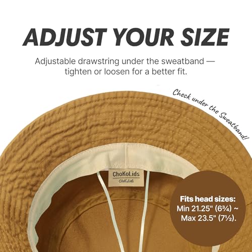 Image of Hot Summer Bucket Hat Trendy Cotton Sun Cap for Beach Golf Fishing | Breathable cotton, fun outdoor vacation style, packable boonie design for men and women