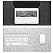 WEGREAT 2 Stück Schreibtischunterlage Filz: 100X40cm Rutschfest Schreibtischmatte Desk Mat, Multifunktionales Office Laptop Tischunterlage für Büro und Zuhause(Schwarz+Grau) Baby,Schwarz günstig Kaufen-WEGREAT 2 Stück Schreibtischunterlage Filz: 100X40cm Rutschfest Schreibtischmatte Desk Mat, Multifunktionales Office Laptop Tischunterlage für Büro und Zuhause(Schwarz+Grau)