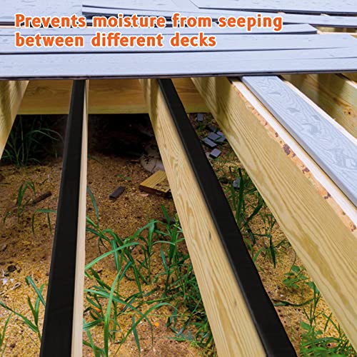 E-Sds Joist Tape For Decking, 1-5/8" X 50'*2Roll Butyl Joist Deck Tape Joist Flashing Tape For Joists, Decks, Doors, Windows, Etc. #TOP3