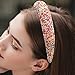 Atoden Padded Headbands for Women Head Bands for Women's Hair Non Slip Colorful Beaded Headbands Wide Fashion Womens Headbands Cute Hair Bands Hair Hoops Girls Hair Accessories Gifts
