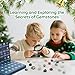 Crystal Advent Calendar 2026 for Kids, 24 Natural Gemstones & Healing Stones Advent Calendar with Geographic Gemstone Rocks and Minerals - Christmas Countdown Gift for Boys, Girls, Teens & Adults