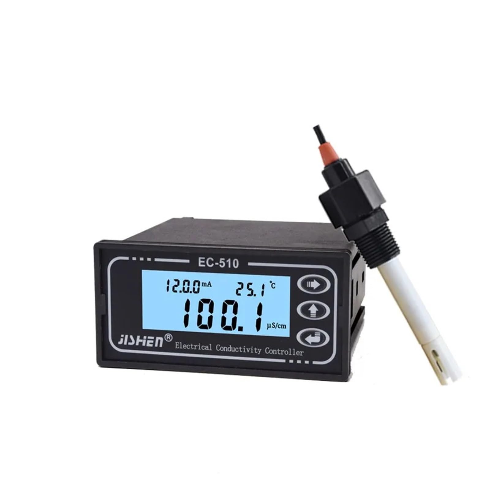 AC110V 220V DC24V EC-510 Controlador de medidor de conductividad en línea industrial Probador de calidad del agua Salida aislada de PH de alta precisión 4-20 mA(EC-510)