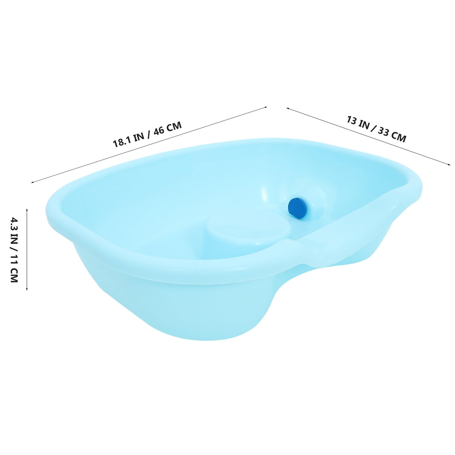 Ganazono Lavabo Portatile Per Capelli Con Tubo Flessibile Lavatesta Per Anziani Allettati E Persone Con Mobilità Ridotta Bacinella Per Lavare I Capelli Da Letto Ideale Per Casa E Assistenza Post-Pa
