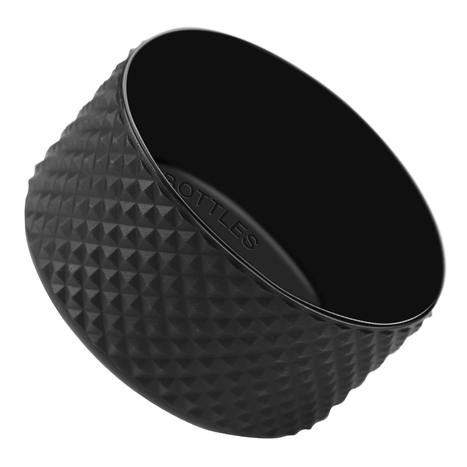 WUQID Water Bottle Boot, Diamond Silicone Boot Compatible with Stanleyy Tumbler 20-40oz & Hydroo Flask Bottle 12oz-24oz, Reduces Dents Sleeve Cover