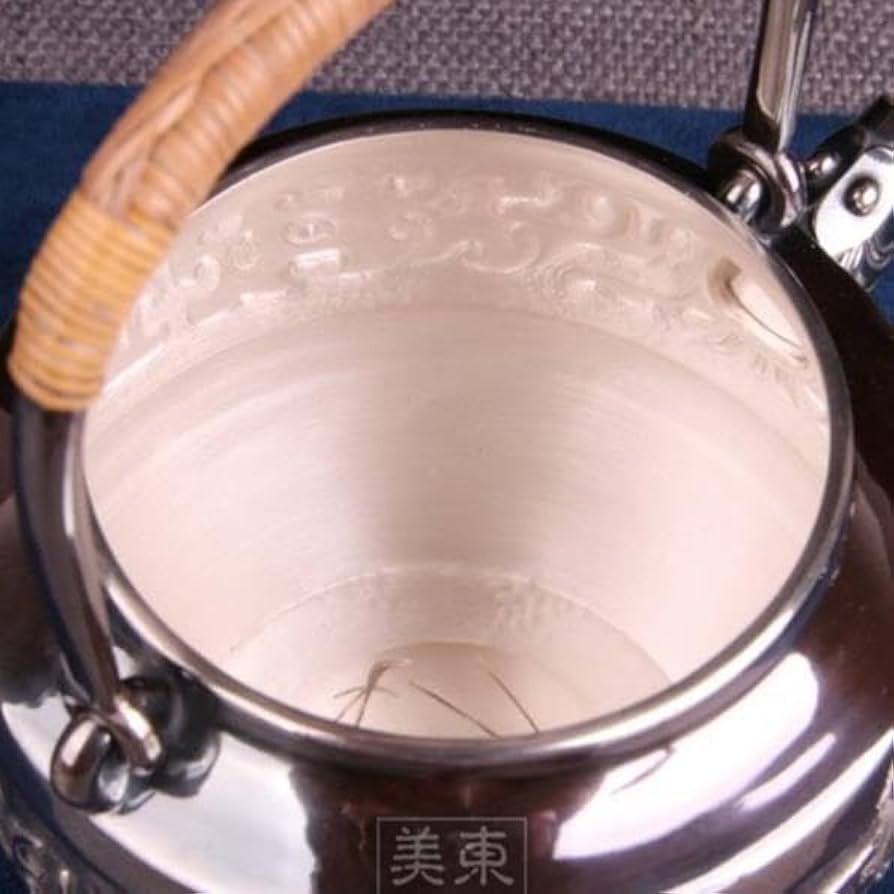 純銀細工 手作り 銀瓶 銀湯沸 純銀保証 重さ約445g 高さ約16cm 楽天市場】純銀細工 手作り 銀瓶 銀湯沸 純銀保証 重さ約440g 高