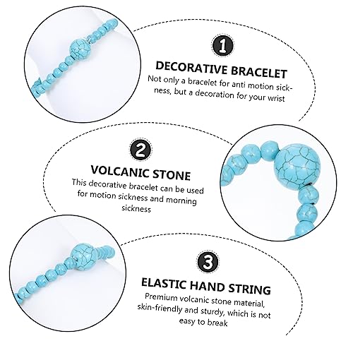 Hemoton 4 Peças Anti Enjôo Bandas Anti Enjôo Bandas De Pulso Anti Enjoo Banda De Mar Enfeites De Vid