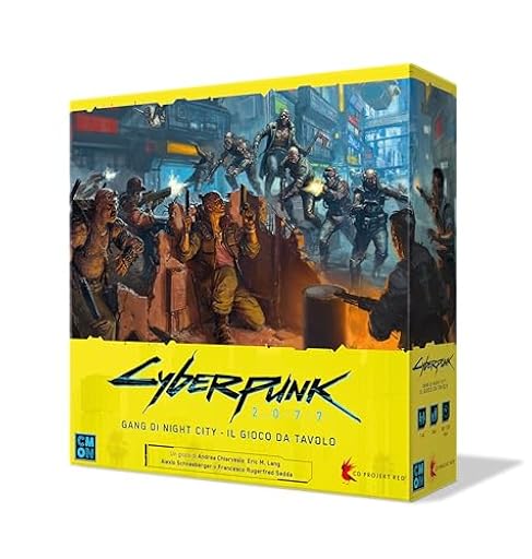 Asmodee - Cyberpunk 2077: Gang di Night City, Juego de Mesa, 14+ años, 1-4 Jugadores, 90-120 min, edición en Italiano | Ya disponible en tu tienda friki favorita! En mundofriki.es!