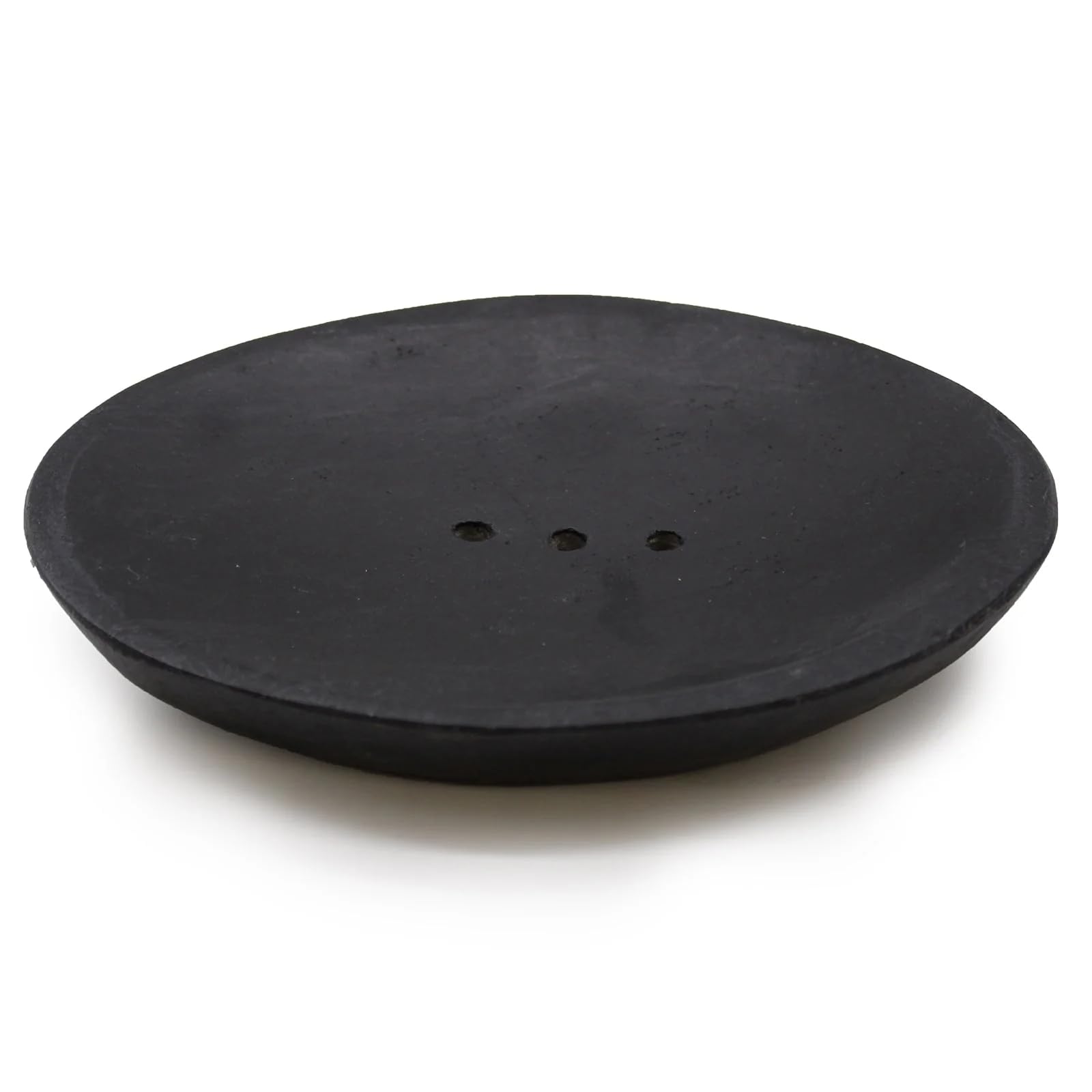 Soap Dish Marble Oval Stone Dishes Personal Care Bath Black