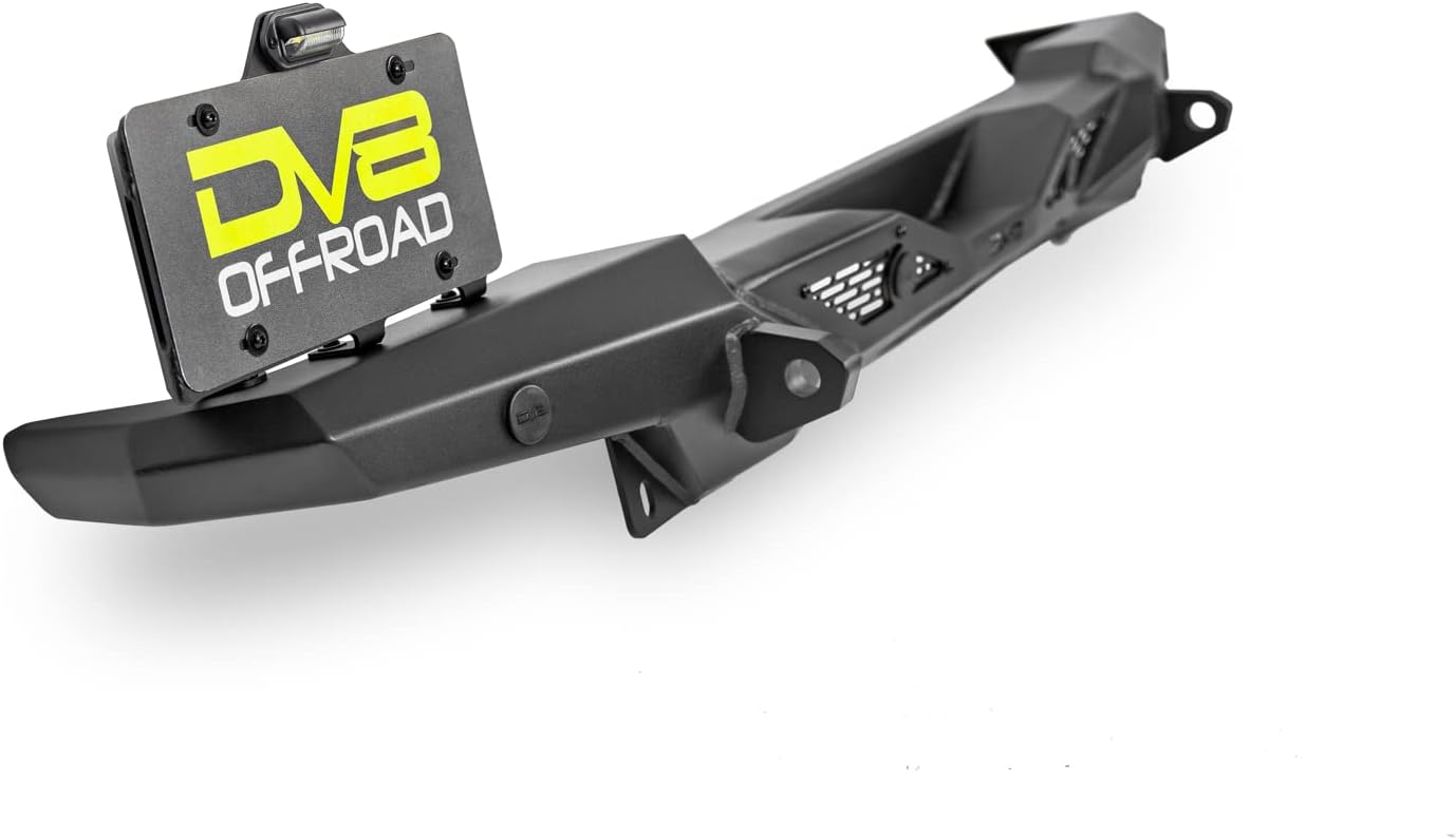 DV8 Offroad Spec Series Rear Bumper for 2018-2026 Jeep Wrangler JL | Accepts 3" Pod Lights | Clevis Mounts for D-Ring Shackles | Retains OEM Features