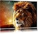 Produktbild Löwe Abstrakt Art Format: 80x60 auf Leinwand, XXL riesige Bilder fertig gerahmt mit Keilrahmen, Kunstdruck auf Wandbild mit Rahmen, günstiger als Gemälde oder Ölbild, kein Poster oder Plakat