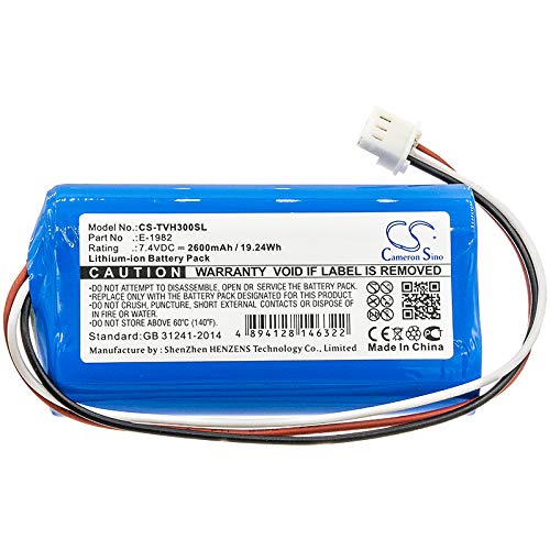 FITHOOD Battery Replacement for televes H30FLEX E-1982 (2600mAh/7.4V)