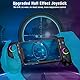 Phone Controller für iPhone/Android Support Phone Case, Mobile Controller mit RGB-Licht, Upgraded Joysticks, Batterie, Turbo, Daumengriffe Handheld Gaming Gamepad, Keylinker APP