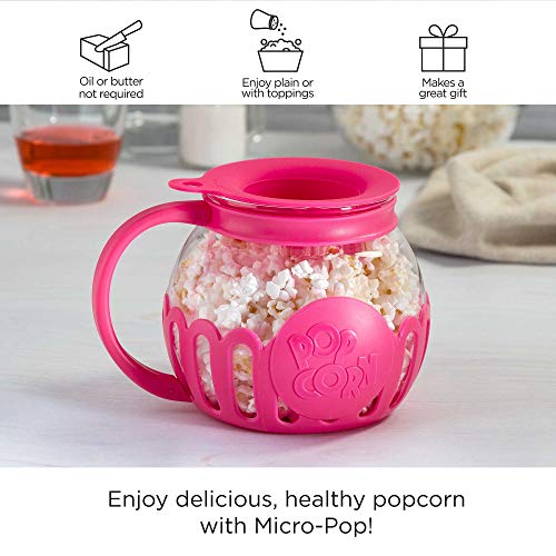 image for Ecolution Patented Micro-Pop Microwave Popcorn Popper with Temperature