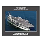 USS Gerald R Ford CVN-78 Personalized United States Navy Ship 2