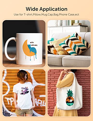 Kit de sublimación Hiipoo: tinta, papel, láminas y cinta térmica - Imagen 6