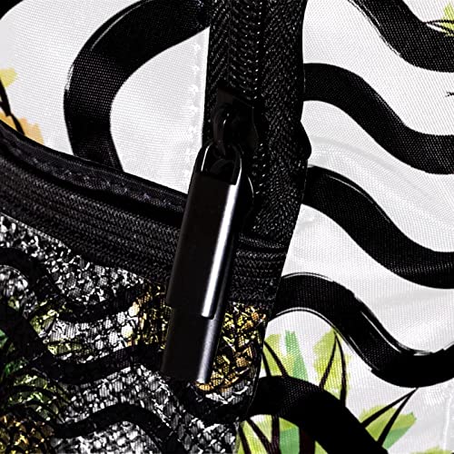 Sac à dos enfants 30,5 cm à rayures et ananas pour garçons et filles