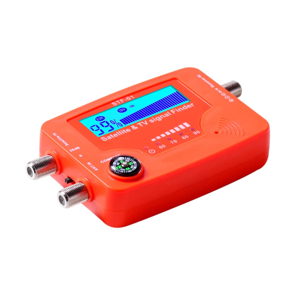 DollaTek TV Satellite Finder professionnel haute sensibilité boussole conception compteur de Signal Satellite pour TV Satellite Signal force mètre