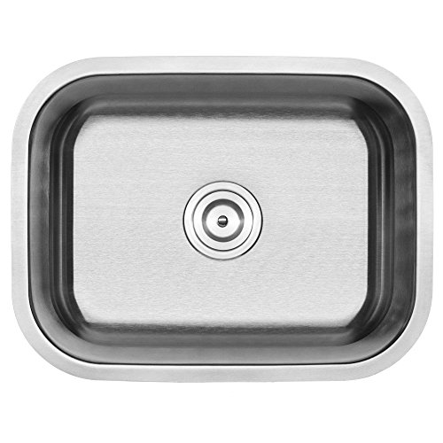 23 Ticor L6 Foster Series 18-Gauge Undermount Single Bowl Stainless Steel Kitchen Laundry Sink