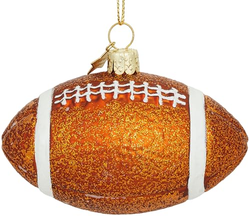 SIKORA American Football besondere Weihnachtskugel Glas...