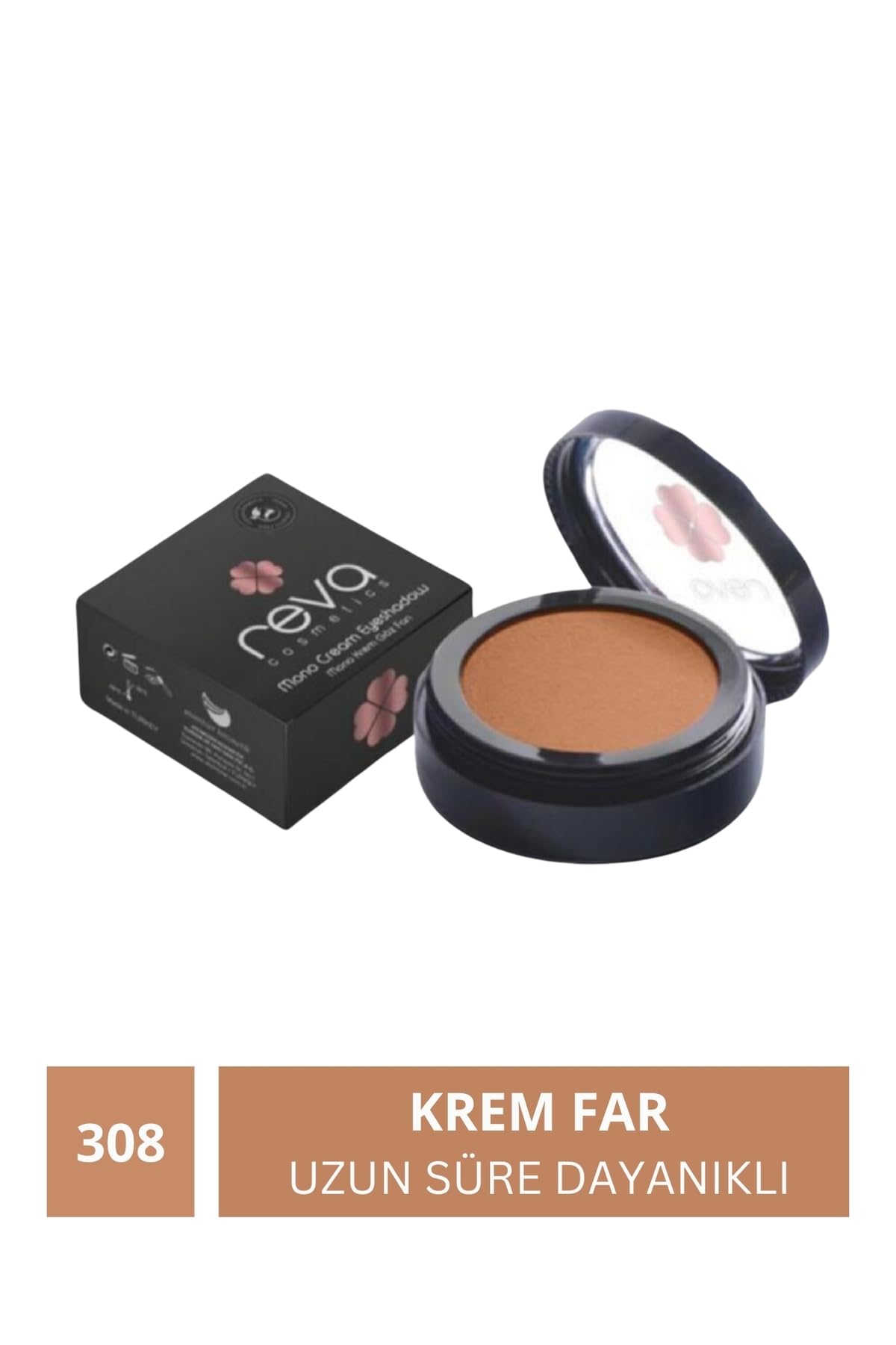 Vegan Krem Göz Farı - No. 308 | Temiz Içerik, Uzun Süre Kalıcı & Mono Cream Eyeshadow