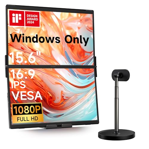 Image of JSAUX FlipGo Lite 15.6'' Portable Monitor with Magnetic Stand