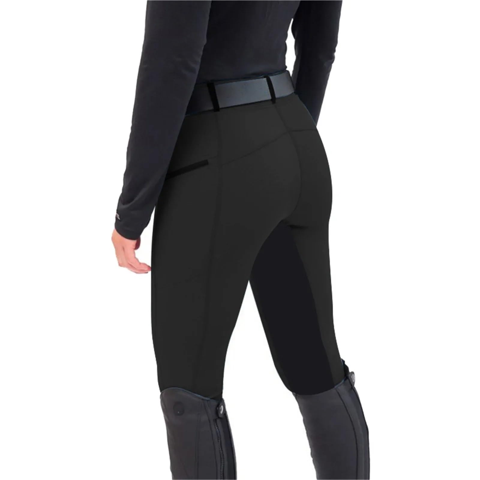 Pantalones De Equitación Pantalones de equitación Ajustados con Empalme elástico, Pantalones Casuales Pierna pequeña