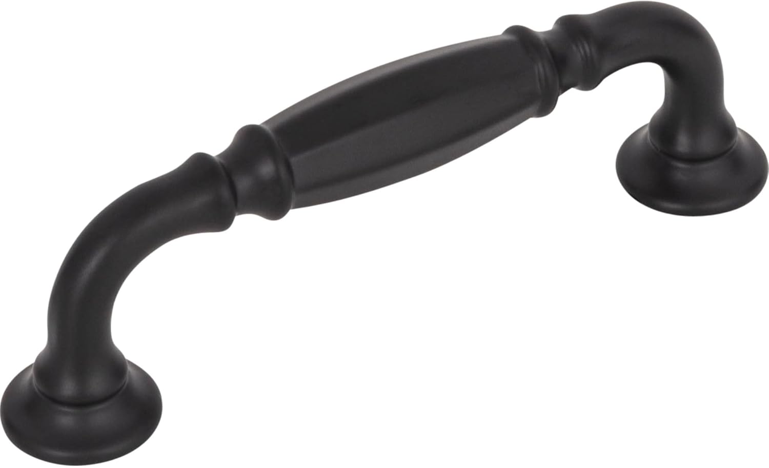Top Knobs TK1051BLK Top Knobs TK1051 Barrow 3-3/4 Inch Center to Center Handle Cabinet Pull