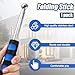 Litoexpe 115cm Hollowing Drum Hammer Sound Detection Folding Stick, Thickened Telescopic Rod for House Decoration Inspection (Blue)