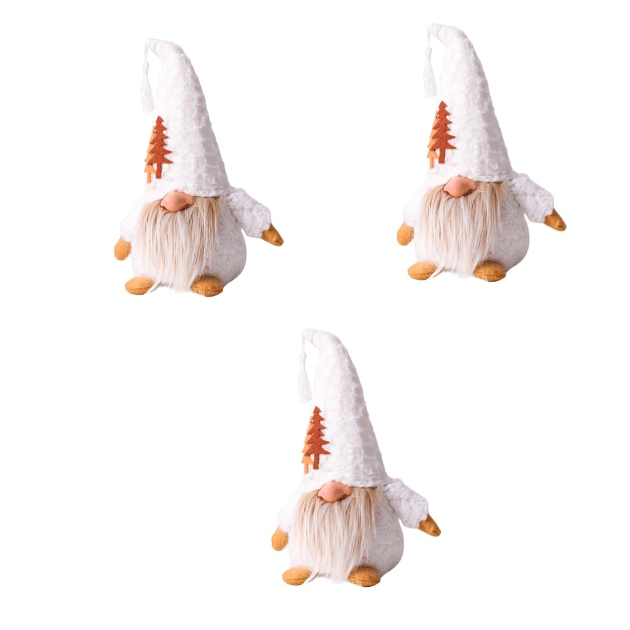 Abaodam 3piezas Muñeca Dwarf De Navidad De Tela GNOME Decoración Festiva para Hogar y De Navidad Adorno para Escritorio y Estanterías