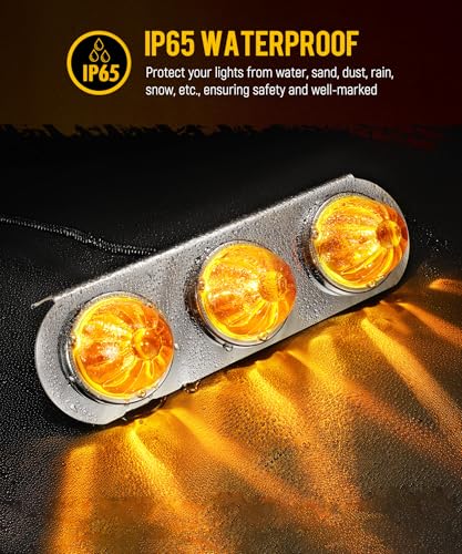 Partsam Luz LED Barra para Camiones con 3 Luces Watermelon miniatura 6
